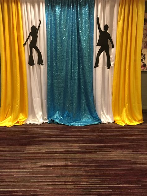 70's backdrop 45th Birthday party 70s Backdrop Ideas, 70s Backdrop Photo Booths, 70s Theme Party Decorations Backdrops, 70s Backdrop, 70s Disco Party Backdrop, 70s Dance Party, 70s Party Theme Decorations, 70s Themed Birthday Party, 70s Party Theme