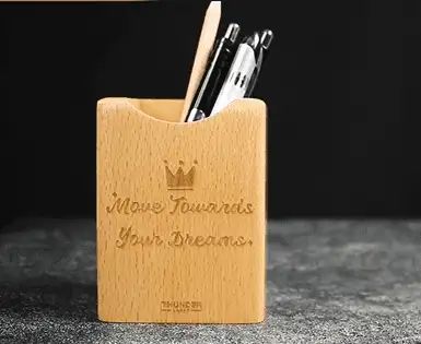 Laser cutter projects & Laser engraved gifts | THUNDER LASER Thunder Laser, Engraved Pens, Laser Engraved Gifts, Unique Pens, A Pen, Engraved Gifts, Writing Instruments, Everyday Items, Pen Holder