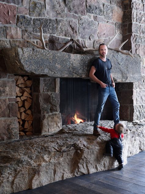 Breaking Bad Actors, Jake Arnold, Cabin Style Homes, Building A Cabin, Ceramic Pendant Light, Aaron Paul, Custom Chandelier, Amber Interiors, Cabin Style