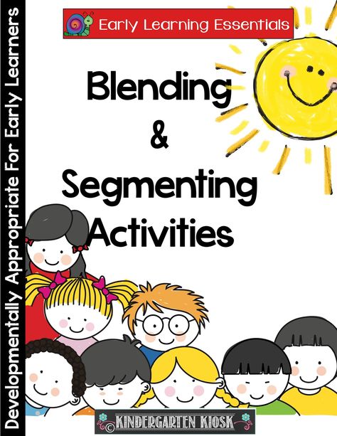 Blending And Segmenting Activities, Kindergarten Blending, Segmenting Activities, Phoneme Blending, Segmenting Words, Phoneme Segmentation, Fluency Games, Early Childhood Teacher, Teachers Corner