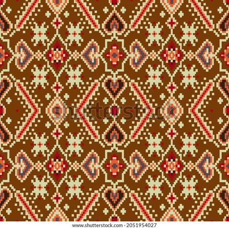 Fantasy Multi Color Seamless Patola Pattern Stock Illustration 2051954027 | Shutterstock Patola Pattern, Kurta Neck Design, Animal Prints Pattern, Digital Flowers, Textile Prints, 3d Objects, Image Illustration, Neck Designs, Flower Patterns