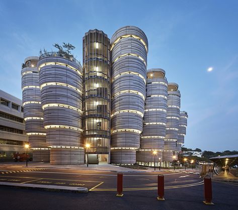 Singapore - Most Beautiful Buildings That Defy Gravity Photos | Architectural Digest Heatherwick Studio, Collage Nature, Singapore Architecture, Nanyang Technological University, Thomas Heatherwick, World Architecture Festival, Architecture Wallpaper, Building Concept, Famous Architects