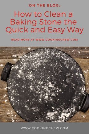 Clean Pizza Stone, Pampered Chef Pizza Stone, Clean Burnt Pots, How To Clean Stone, Baking Pizza, Clean Baking, Pizza Chef, Baking Substitutes, Baking Stone