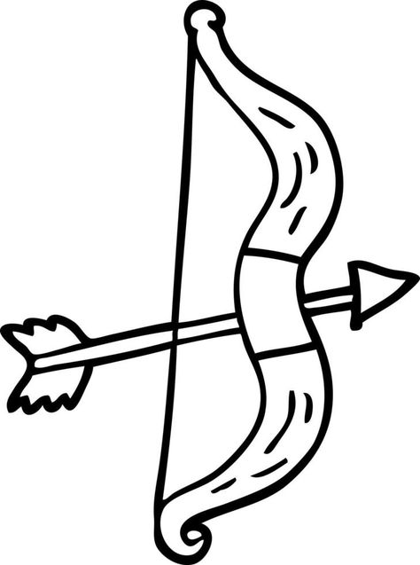 line drawing cartoon bow and arrow Now And Arrow Drawing, Cartoon Bow And Arrow, Bow And Arrow Clipart, Arrow And Bow Drawing, Arrow Clipart Black And White, Bow And Arrow Drawing Reference, Bow And Arrow Drawing, Arrow Outline, Disney Symbols