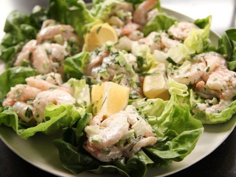 SEASONAL SALADS from Ina Gartner - Summer Tarragon Shrimp Salad Recipe from Food Network Shrimp Salad Ina Garten, Tarragon Shrimp, Ina Garten Recipe, Shrimp Salad Recipe, Potatoe Salad, Shrimp Salad Recipes, Ina Garten Recipes, Beach Food, Seafood Salad