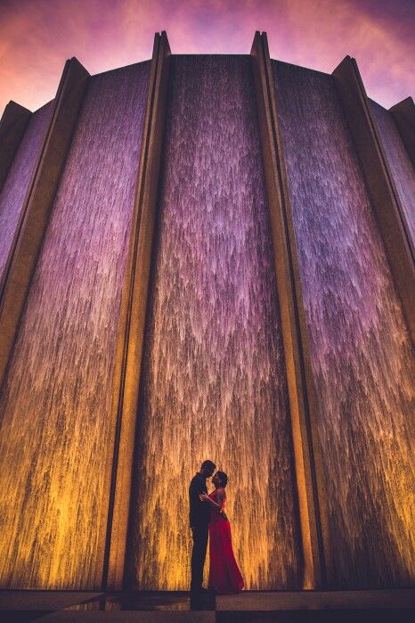 One of our engagement pictures the waterwall in Houston. Taken by ama photography! Waterwall Houston Photography, Engagement Photos Houston Texas, Houston Engagement Photos, Houston Photoshoot Locations, Engagement Photos Houston, Background Open, Visit Houston, Engagement Shots, Houston Photography