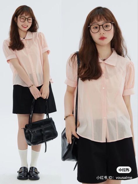 ‘..Going to school.!’ Girly Fits, Going To School, Casual Day Outfits, Girly Outfits, Casual Style Outfits, Lookbook Outfits, Looks Vintage, Japanese Fashion, Cute Casual Outfits