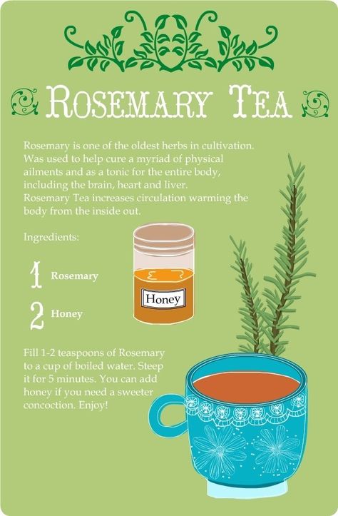 Rosemary Tea Benefits, Rosemary Tea Recipe, Herb Magic, Benefits Of Rosemary, Herbs Medicine, Tea Blending, Tea Blends Recipes, Rosemary Recipes, Herbal Tea Benefits