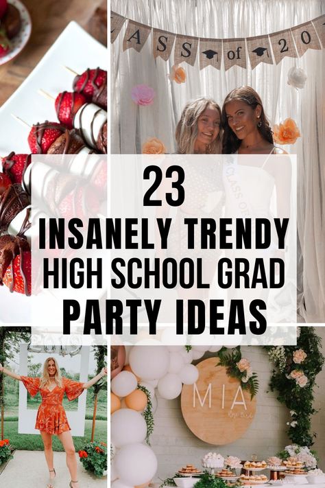 These high school graduation party ideas are great. My daughter and I will definitely be using some for her grad party coming up. High School Grad Party Ideas, High School Grad Party, Boys High School Graduation Party, High School Graduation Party Ideas, Grad Party Ideas, Girl Graduation Party, Grad Party Theme, High School Graduation Party Decorations, Backyard Graduation Party