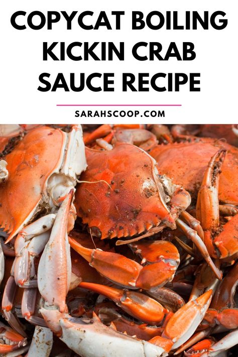 Twisted Crab Sauce Recipe, Lump Crab Sauce For Fish, Kicking Crab Sauce Recipe, King Crab Recipes, Kickin Crab Sauce Recipe, Juicy Crab Sauce Recipe, Boiling Crab Sauce Recipe, Boiling Crab Recipe Whole Shabang Sauce, Copycat Boiling Crab Recipe