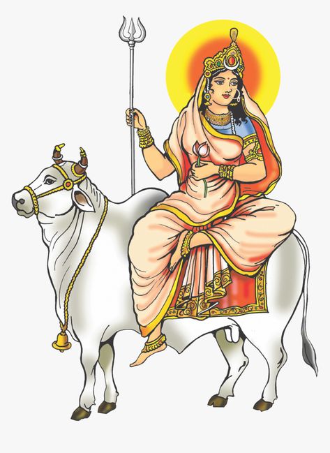 Shailputri Mata, Maa Image Hd, Navaratri Images, Maa Durga Photo, Maa Image, Devi Images Hd, Aadi Shakti, Mata Rani, Durga Images