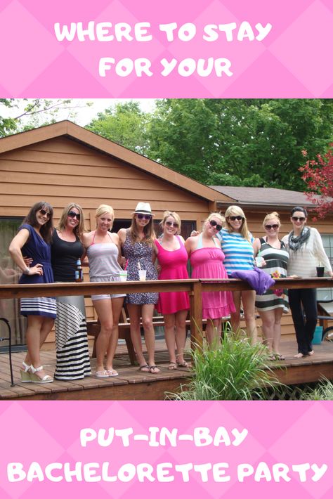 Put In Bay Ohio Bachelorette, Put In Bay Bachelorette Party, Ohio Bachelorette Party, Chicago Bachelorette Party, Chicago Bachelorette, Bachelorette Party Locations, Put In Bay Ohio, Bridesmaid Stuff, Bach Weekend