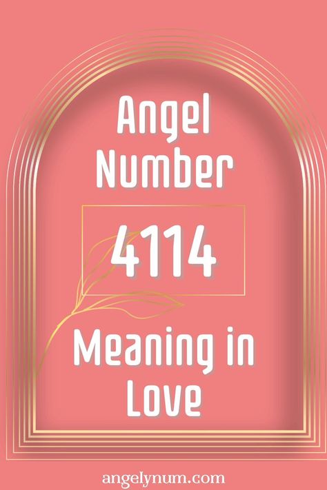 The presence of angel number 4114 will prove to be very significant and influence strongly every aspect of your life and even your personality. Angel Number, Angel Numbers, The Meaning, Calm Artwork, Meant To Be, In Love, Keep Calm Artwork, Neon Signs, Angel