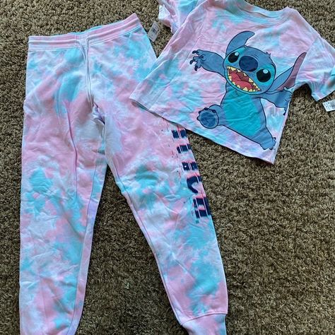 NWT Disney Stitch knit set size medium Stitch Birthday Outfit, Stitch Birthday, Stitch Clothes, Birthday Inspiration, Girls Softball, Stitch Shirt, Birthday Wish List, Beads Bracelet Design, Birthday Wish