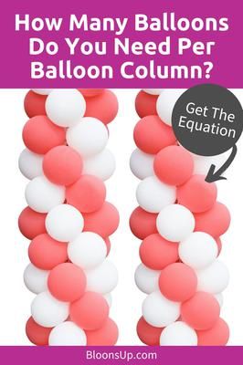 Hosting a party soon?  Balloon columns are a festive and affordable way to add wow-factor to your decorations. This how-to guide from Balloon Decoration Guide takes the guesswork out of balloon math – discover exactly how many balloons you need to create a show-stopping column, no matter the size. How Many Balloons For A Column, Volleyball Balloon Columns, Ballon Column, Column Ideas, Balloon Stands, Balloon Installation, Diy Balloon Decorations, Large Balloons, Custom Balloons