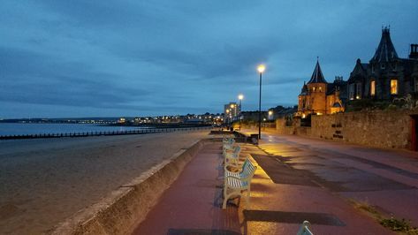 Portobello Beach Promenade. Edinburgh, Scotland Portobello Beach, Portobello Road Aesthetic, Edinburgh Villages, Portobello Beach Edinburgh, Edinburgh Beach, Bexhill On Sea England, Portobello, Edinburgh, Scotland