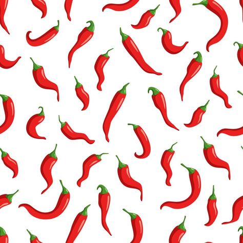 Chili Pepper Illustration, Pepper Illustration, Red Chili Peppers, Hottest Chili Pepper, Red Hot Chili Peppers, Chili Peppers, Hot Chili, Chili Pepper, Red Hot