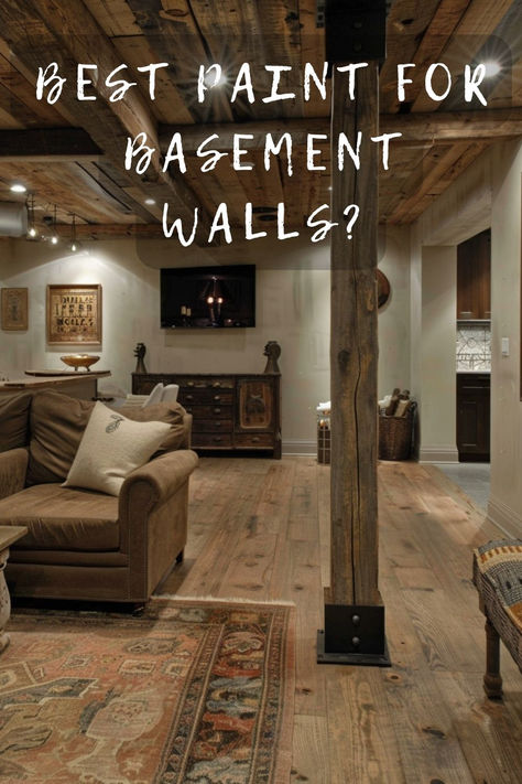 Choosing the right paint for your basement walls? 🎨🏠 Discover the best breathable options that prevent moisture and mold. Click to learn about the top picks for a healthy, fresh basement environment! #BasementIdeas #HomeRenovation #BreathablePaint #MoldPrevention #DIYHome Paint Colours For Basements, Home Decor Ideas Basement, Basement Remodel Color Schemes, Basement Clean Up Ideas, Basement Wall Paint Colors, Basement Rustic Ideas, Paint For Basement Walls, Painting Basement Ceiling, Basement Wall Ideas Without Drywall