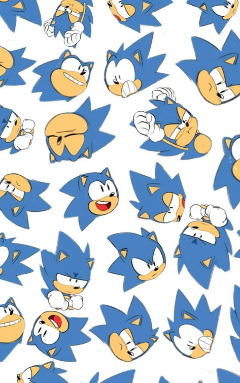 Wallpaper Sonic, Sonic The Hedgehog Comic, Character Fabric, Genos Wallpaper, Diy Crafts Home, Sonic 2, Sonic Mania, Classic Sonic, Fabric For Sewing