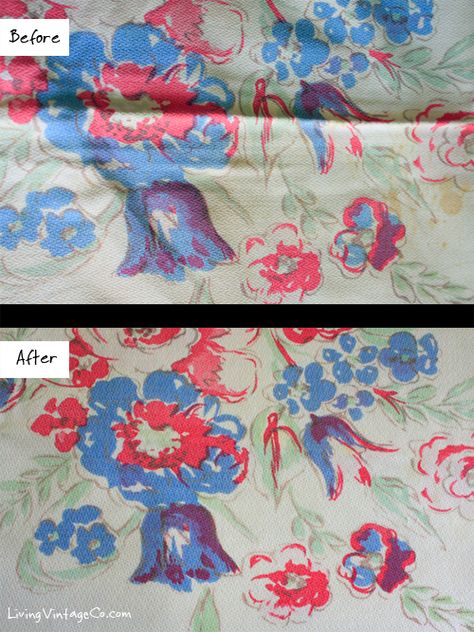 How I Clean Vintage Linens [+ A Giveaway] - Living Vintage Cleaning Vintage Linens, How To Clean Vintage Linens, 2025 Planning, Vintage Linen Tablecloths, Mildew Stains, Winter Sewing, Domestic Bliss, Living Vintage, Vintage Tea Towels