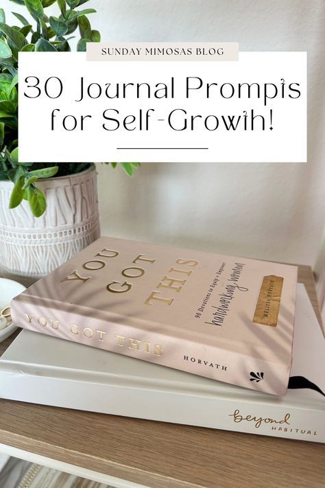 30 daily journal prompts for self growth, success, happiness and manifesting your dream life! In our latest blog post, we're sharing the best journal prompt ideas for beginners who want to improve their mental health, improve their focus and productivity, reach their goals faster, and boost their positivity. These morning journal prompts for mental health and self discovery will help you achieve everything you want in life! Check out our latest post for all the daily journal prompts! Journal Prompts For Growth, Daily Journal Prompts For Self Discovery, Journal Prompts For Self Growth, Prompts For Self Growth, Journal Prompt Ideas, Journal Prompts For Personal Growth, Self Discovery Journal Prompts, Journal Prompts For Mental Health, Morning Journal Prompts