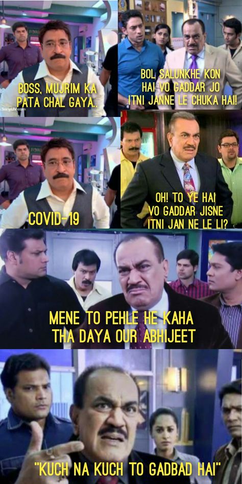 CID Funny Memes-😜😂😂 Cid Jokes, Ignoring People, Urdu Quotes Images, Joke Quote, Funny Text Conversations, Funny Jokes In Hindi, Drama Memes, Hindi Jokes, Dream Anime