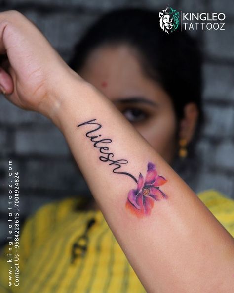 nilesh name tattoo, best tattoo ideas, calligraphy tattoo, best creative tattoo ideas, nilesh script name tattoo, crative tattoo ideas Nilesh Name Tattoo, Script Name Tattoo, Name Tattoo Design, Typography Tattoo, Script Tattoo, Cursive Tattoos, Cool Wrist Tattoos, Best Tattoo Ideas, Boy Pic