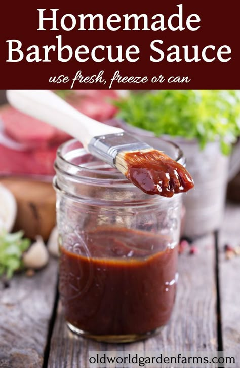 Barbecue Sauce Recipe Easy, Sugar Free Barbecue Sauce, Homemade Barbecue Sauce Recipe, Canning Tomatoes Recipes, Barbecue Sauce Recipe, Homemade Bbq Sauce Recipe, Barbecue Sauce Recipes, Homemade Barbecue Sauce, Fresh Tomato Sauce