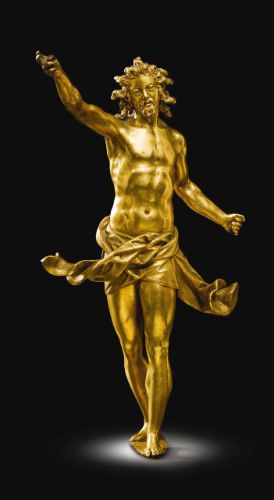 Risen Christ, Gold Statue, Classic Sculpture, European Sculpture, Christ Is Risen, Ancient Statues, Christian Images, European Paintings, Jesus Christus