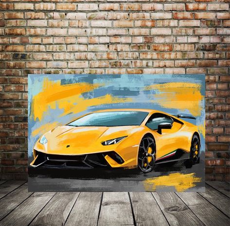 Excited to share this item from my #etsy shop: Lamborghini Huracan STO, Automotive decor, Lambo Canvas print, car enthusiast art decor, man cave, garage canvas art, Birthday gift for guy Cars Painting, Lamborghini Huracan Sto, Huracan Sto, Man Cave Art, Car Artwork, Automotive Decor, Garage Art, Man Cave Garage, Lamborghini Huracan