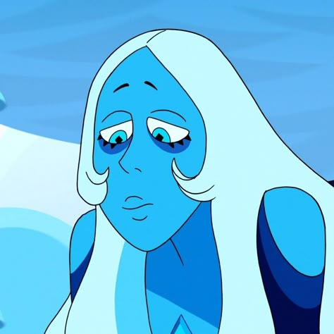 Blue Diamond Steven Universe Icon, Isfj Characters, Diamante Azul Steven Universe, Blue Diamond Yellow Diamond, Draw Profile, Cartoon Characters Drawing, Blue Diamond Steven Universe, Great Diamond Authority, Stevens Universe