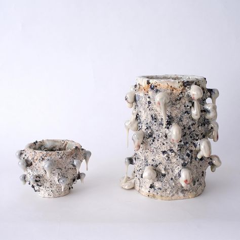 Pearl Trees. Sculptural vase. Clay, Slips, Glazes. Glaze, Slip On, Vase, Sculpture, Ceramics