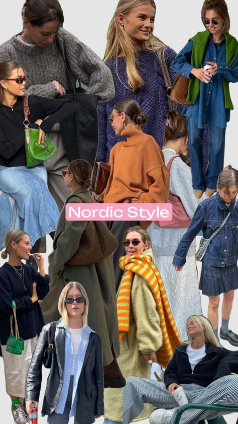 Nordic Style Nordic Outfit, Scandi Fashion, Winter Fits, Cozy Outfit, Warm Outfits, Outfit Inspo Fall, Style Outfits, Nordic Style, Aesthetic Fashion