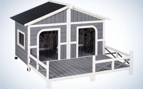 The best dog houses of 2023 | Popular Science House Cabin Style, Large Dog House Outdoor, Wood Dog House, Pet Shelter, Wooden Dog Kennels, Wooden Dog House, Large Dog House, Outdoor Dog House, Cool Dog Houses