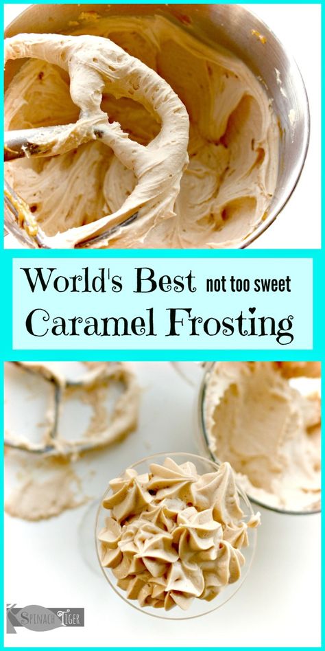 How to Make Caramel Frosting from Spinach Tiger Caramel Frosting Recipe, Salted Caramel Frosting, Cake Filling Recipes, Frosting Recipes Easy, How To Make Caramel, Cake Frosting Recipe, Torte Cupcake, Caramel Frosting, Buttercream Frosting Recipe