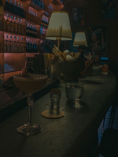 Gamondi bar in Kyiv Bar Asthetic Picture, Indie Bar Aesthetic, Bar Asthetics Night, Old Bar Aesthetic, Old Pub Aesthetic, Old Bar, Aesthetic Picture, Aesthetic Pics, Absinthe Fountain