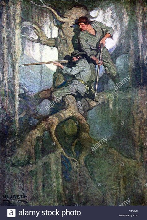 N C Wyeth Stock Photos & N C Wyeth Stock Images - Alamy N C Wyeth, Nc Wyeth, Frederic Remington, Pulp Art, Traditional Paintings, Military Art, Western Art, American Artists, Vintage Illustration