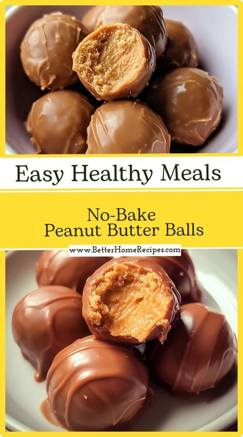 Love peanut butter and chocolate? These No-Bake Peanut Butter Balls are the perfect bite-sized treat—creamy, rich, and ready in minutes with no oven needed. Check out the recipe! Quick And Easy Dessert Recipes, Quick Dessert Recipes, Butter Balls, Quick Dessert, Peanut Butter And Chocolate, Peanut Butter Balls, Easy Dessert Recipes, Chocolate Peanuts, Easy Dessert