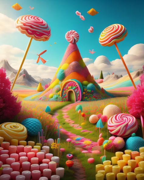 Skinned Knee, Candy Houses, Kids Fest, Candy World, Makeup Illustration, Jelly Wallpaper, Rabbit Cake, Candy House, Candyland Birthday