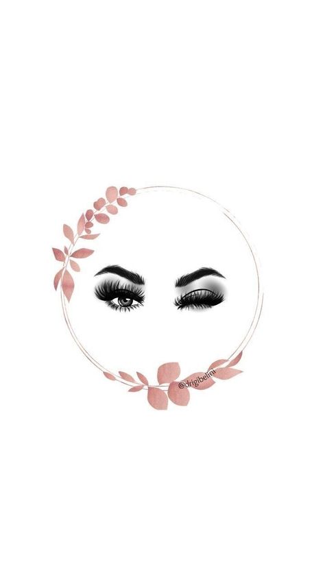 Lash Studio Decor, Makeup Logo Design, Lash Quotes, Zestaw Ikon, Makeup Wallpapers, Big Lashes, Eyelash Logo, Lash Extensions Styles, Makeup Artist Logo