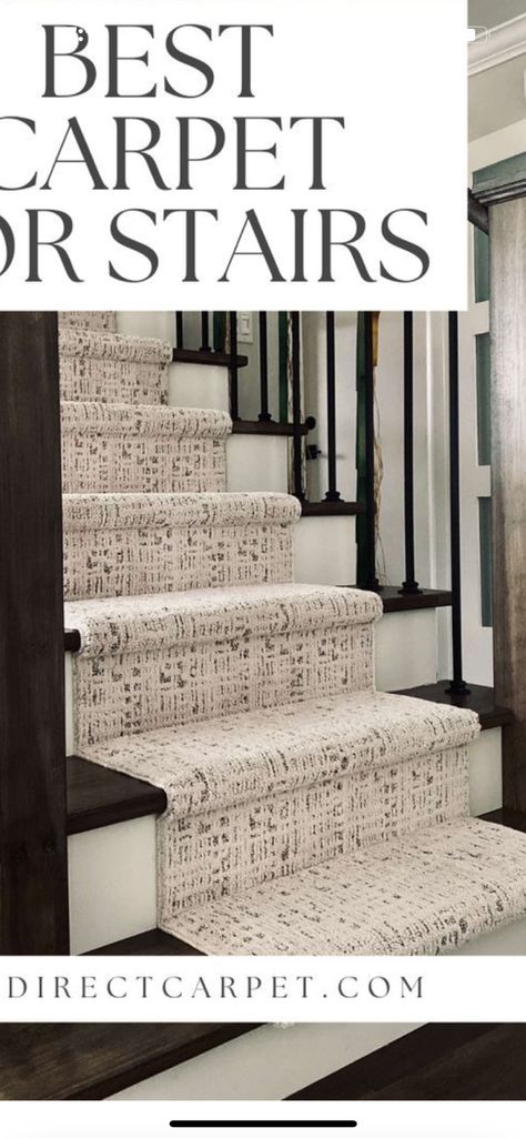 Carpet To Hardwood Stairs, Carpet Stair Remodel, Wood Steps With Carpet Runner, Non Carpeted Stairs, Carpet In Stairs Stairways, Farmhouse Stairs Carpet, Stairs Design Carpet And Wood, Hardwood Floors With Carpeted Stairs, Carpet On Steps Ideas