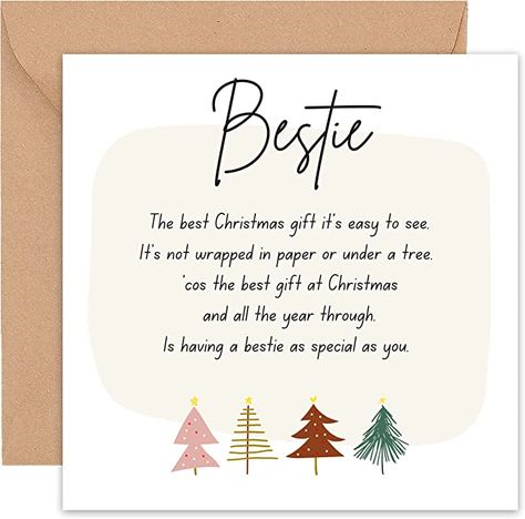 Christmas Letter To Best Friend, Christmas Notes For Best Friend, Christmas Card Ideas For Best Friends, Christmas Letter For Friends, Best Friend Christmas Quotes, Special Message For Best Friend, Merry Christmas For Best Friend, Cute Christmas Cards For Friends, Best Friend Christmas Ideas