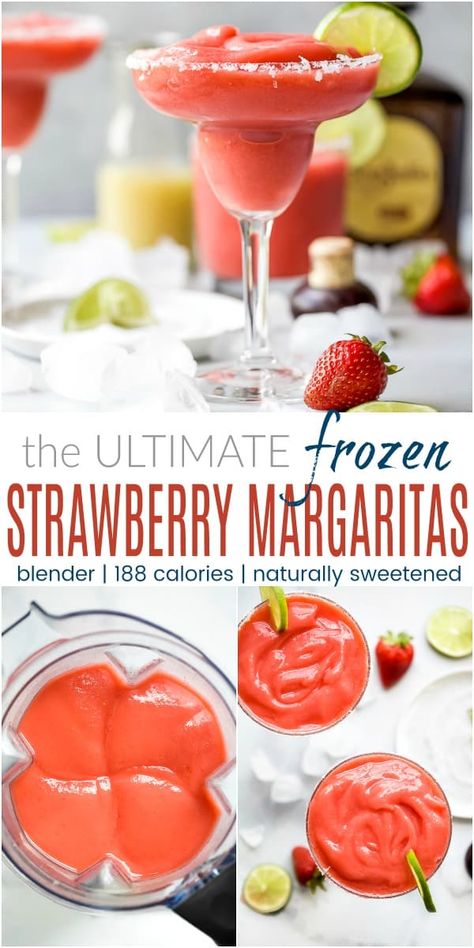 Frozen Strawberry Margarita Recipe, Limeade Margarita, Strawberry Margaritas, Frozen Strawberry Margarita, Strawberry Margarita Recipe, Strawberry Limeade, Homemade Margaritas, Frozen Limeade, Frozen Strawberry