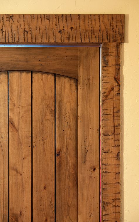 . Rustic Door Trim, Rustic Trim Ideas, Door Trim Ideas Interior, Michigan Farmhouse, Door Trim Ideas, Rustic Trim, Window Trim Ideas, Base Moldings, Exterior Door Trim