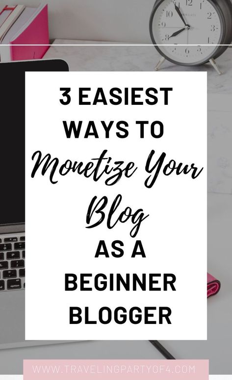 3 Easy Ways to Make Money Blogging for Beginners Easy Ways To Make Money, Blogging Ideas, Blog Monetization, Beginner Blogger, Blogging Resources, Money Goals, Blog Tools, Ways To Make Money, Creating A Blog