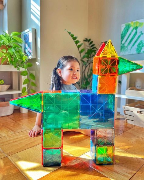 Magnatiles Ideas, Different Types Of Triangles, Magnetic Building Toys, Magnetic Building Tiles, Magna Tiles, Isosceles Triangle, Magnetic Construction, Magnetic Building Blocks, Magnetic Tiles