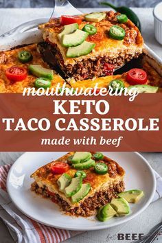 Best Keto Taco Casserole, Keto Mexican Casserole Recipes, Keto Taco Fiesta Bubble Up Casserole, Keto Taco Lasagna Recipe, Keto Dinner Recipes For Company, Keto Taco Pasta, Taco Bake Low Carb, Potluck Dishes Keto, Keto Taco Tuesday Recipes