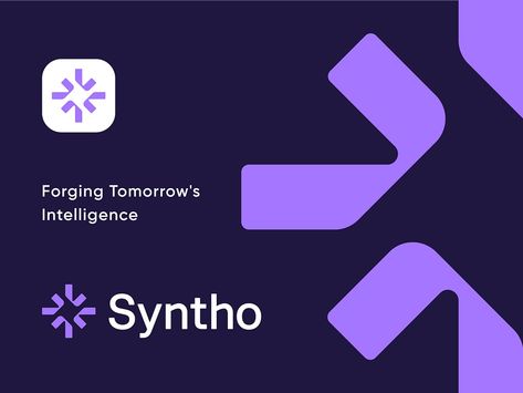 Syntho - abstract tech logo design by Deividas Bielskis on Dribbble Fin Tech Branding, Network Logo Design Ideas, Abstract Web Design, Tech Branding Design, Transform Logo, Tech Logo Ideas, Tech Graphic Design, App Icon Inspiration, Modern Tech Logo