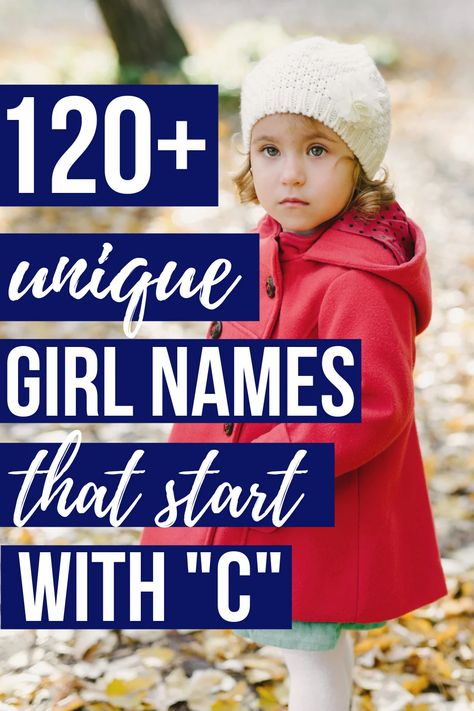 UNIQUE BABY GIRL NAMES THAT START WITH C- Are you set on an a name for your new baby girl? You're sure to find the cutest baby girl name on our ultimate list of baby girl names starting with C! C Names For Girls, C Girl Names, Classic Girls Names, Uncommon Names, Strong Baby Girl Names, Popular Baby Girl Names, Best Girl Names, Names Starting With C