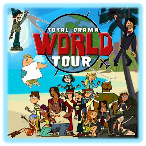 Total Drama Background, Drama Background, Background Airplane, Total Drama World Tour, Drama Total, Total Drama, World Tour, Soundtrack, Travel Destinations